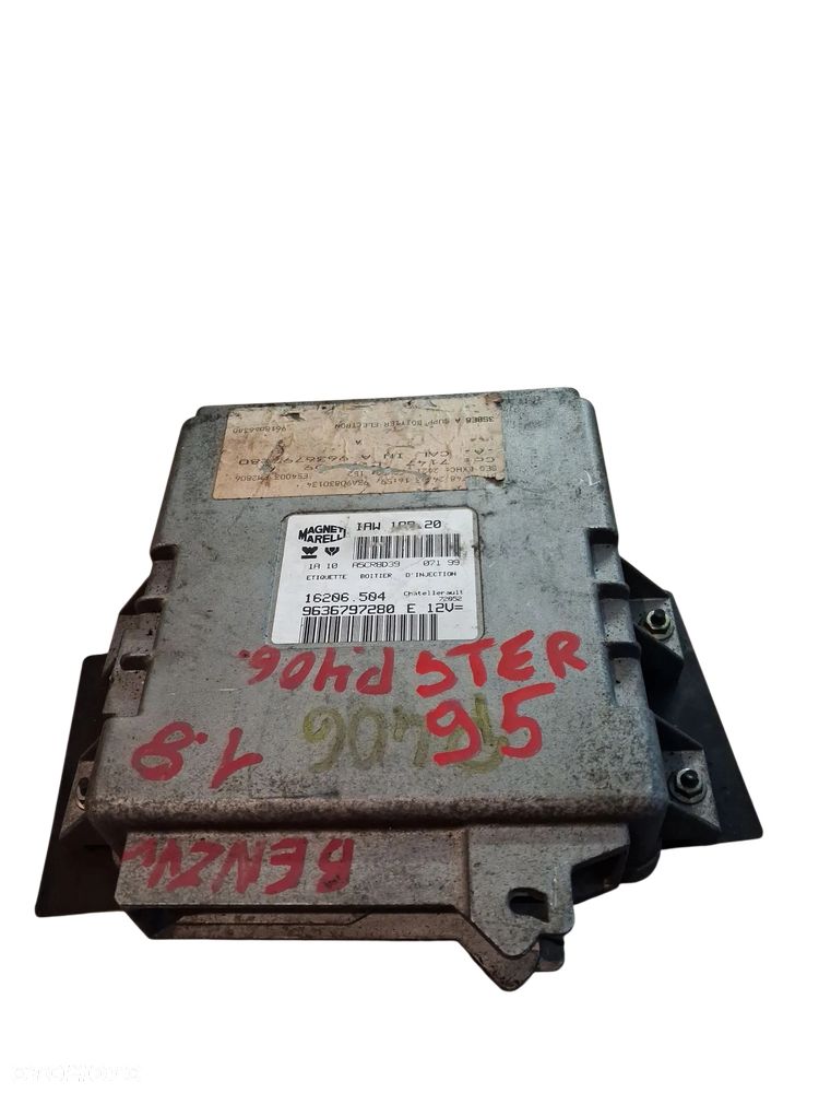 Sterownik KOMPUTER SILNIKA ECU PUEGOT CITROEN 9636797280E - 1