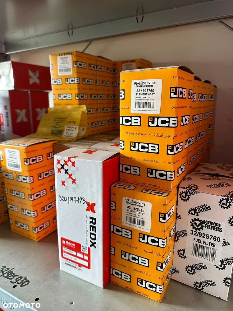 Filtry JCB (olej, skrzynia, paliwa, powietrza, hydrauliczny, kabinowy) - 4