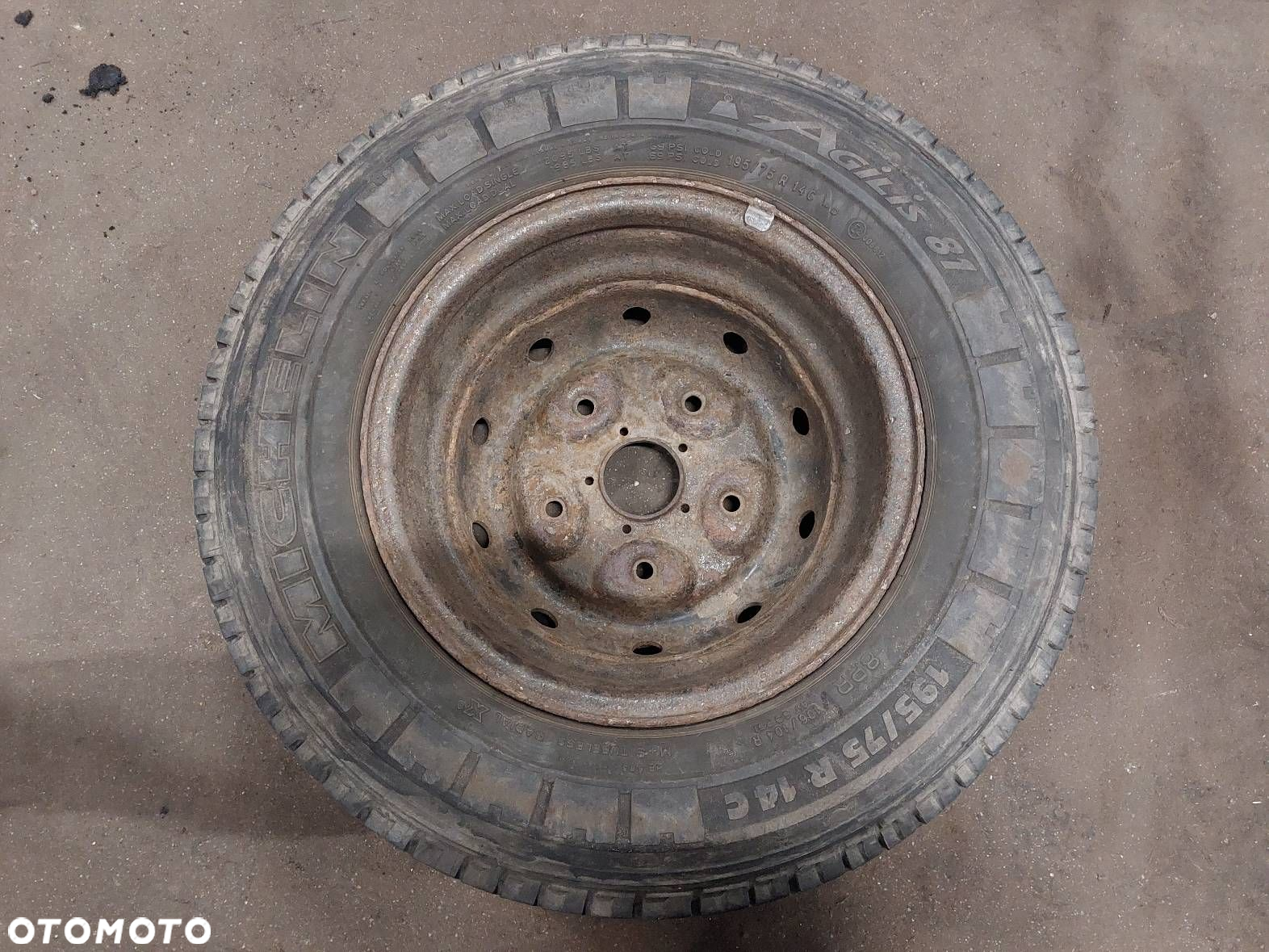 KOŁO ZAPASOWE ZAPAS 5x160 5,5Jx14 ET60 FI65,1 195/75R14C FORD TRANSIT - 9