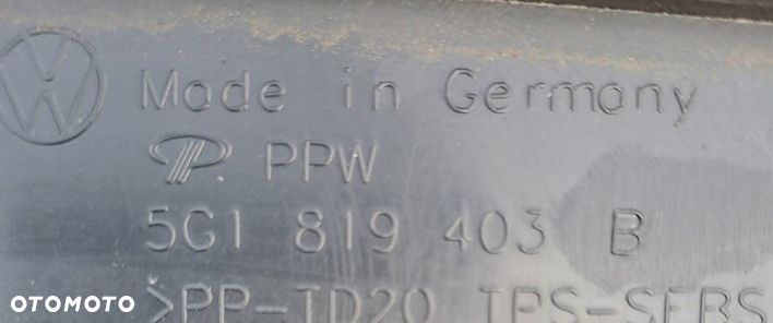 vw golf vii lift podszybie lewe europa oryg 5g1819403b - 2