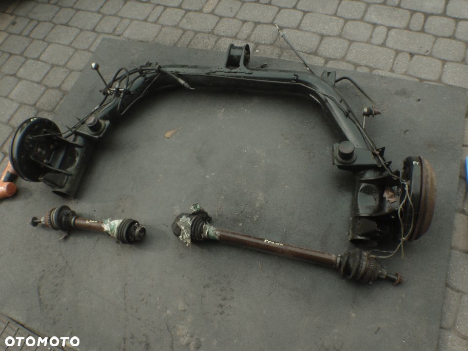 półoś półośka krzyżak drążek stabilizacyjny piasta bęben smart 450 451 jak nowe - 5