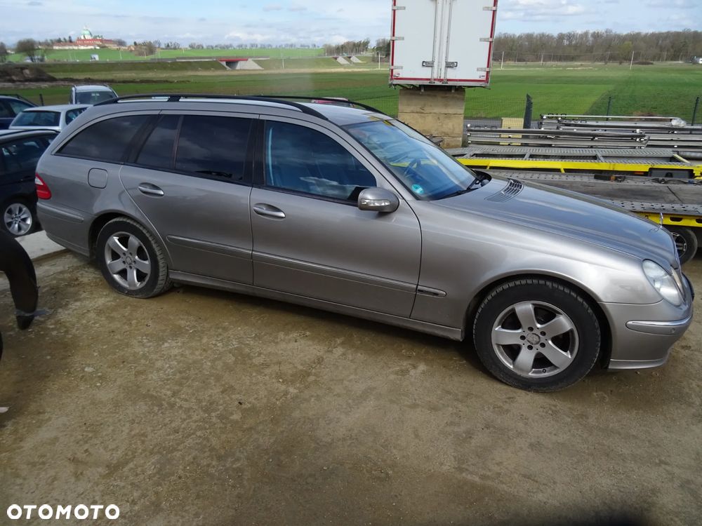 Mercedes E W211 (lakier C723) maska zderzak błotnik klapa deska lampa części - 7