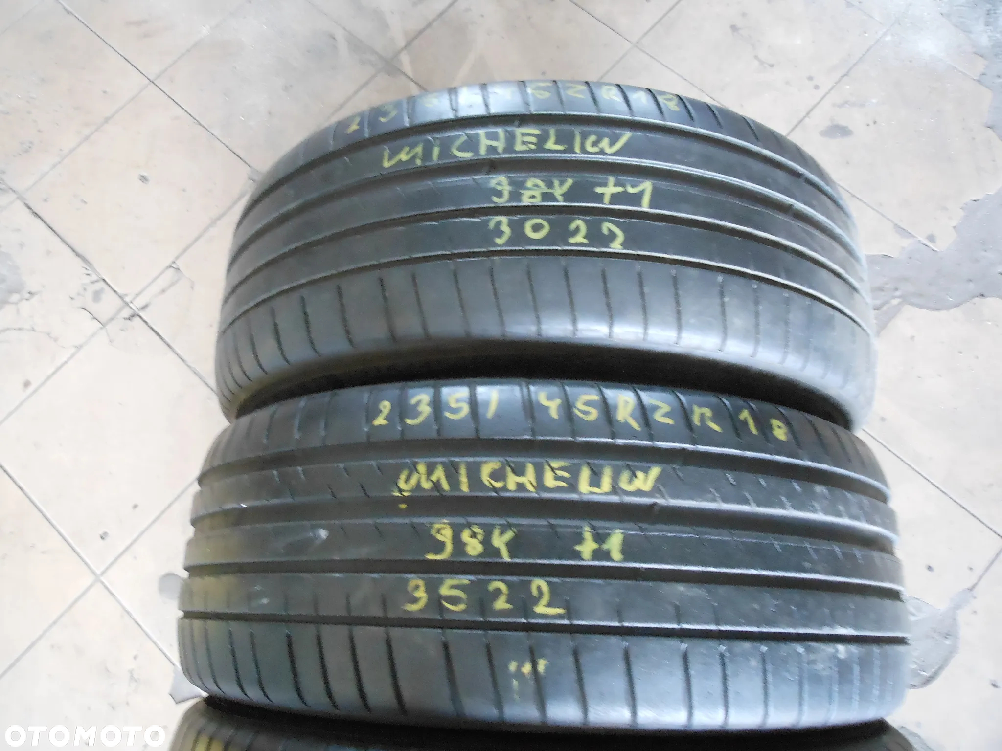 Opony 235/45r18 michelin pilot sport 4 T1 6MM LATO KOMPLET - 3