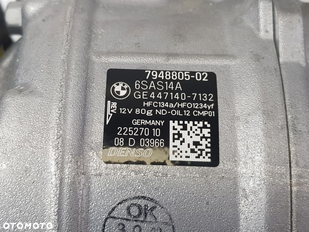 Kompresor Sprężarka klimatyzacji BMW X3 G01 X4 G02 G20 G22 7948805 - 8