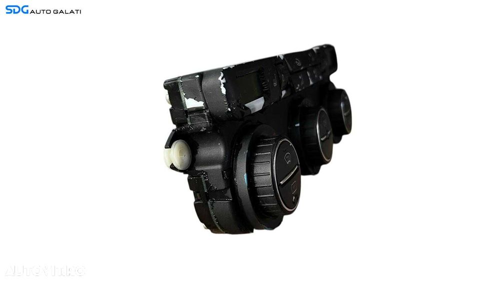 Panou Modul Unitate Comanda AC Aer Conditionat Clima Climatronic Dublu Dual Zone cu Incalzire in Scaun Scaune PENTRU PIESE Skoda Octavia 2 2004 - 2013 (Butoane Exfoliate Display Stricat) [LC0624] - 5