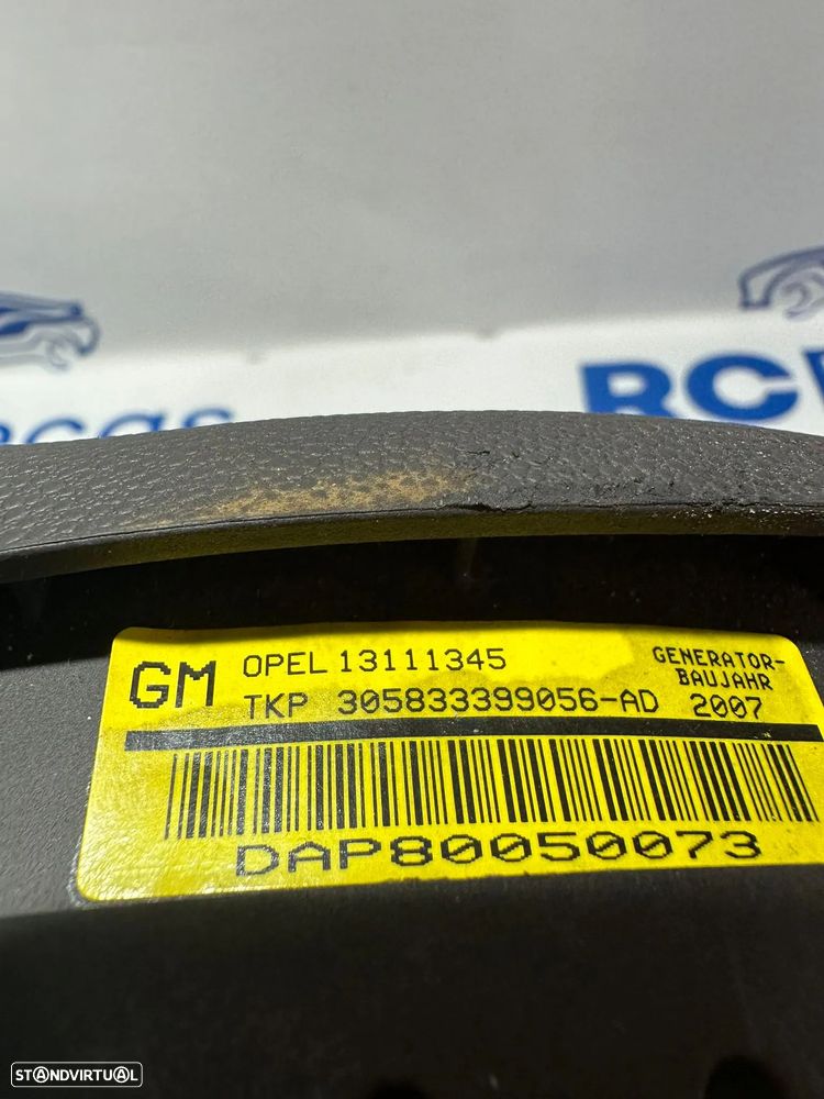 .Airbag Volante Condutor GM Opel Astra H 13111345 2004 - 2009 - 8