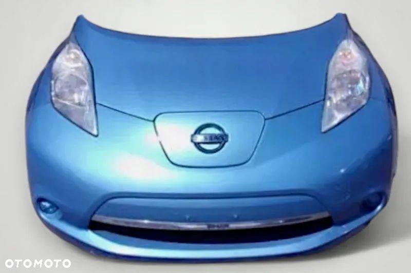 NISSAN LEAF 1 I ZE0 ZEO 2010-2017 MASKA PRZEDNIA ZDERZAK PRZEDNI, BŁOTNIK PRZEDNI LEWY PRAWY, WZMOCNIENIE CZOŁOWE LAMPA PRZEDNIA LEWA PRAWA BELKA POD CHŁODNICE DOLNA GÓRNA BELKA ALUMINIOWA PRZEDNIA POD ZDERZAK - 1