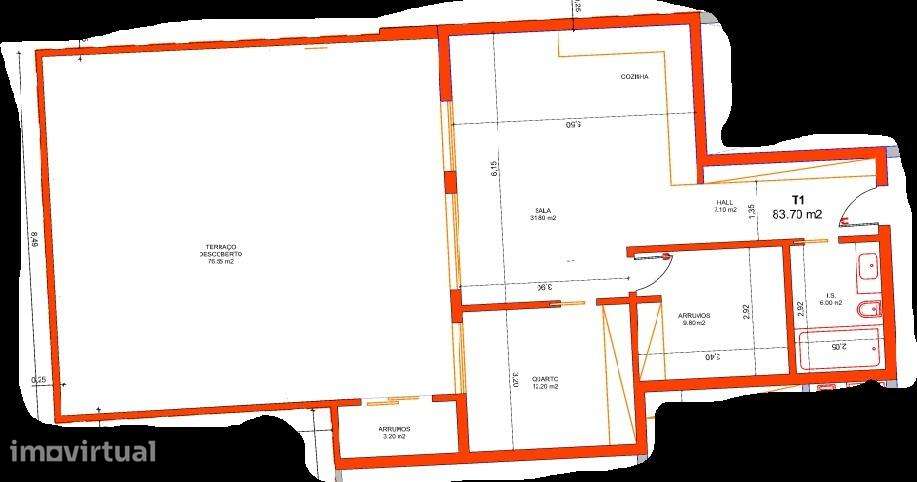 Apartamento T1 em Quarteira – Viva a poucos minutos do mar - Grande imagem: 3/3