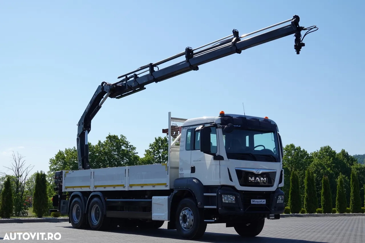 MAN TGS 26.400 / 6x4 / CUTIE - 6.5M / HDS HIAB 188 4xinaltime 13 metri / EURO 6 / 2016 /RADIO CONTROL / ROTATOR / - 4