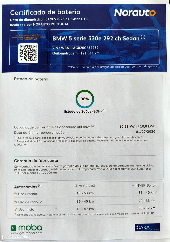 BMW 530 e Pack M — fotografia 14
