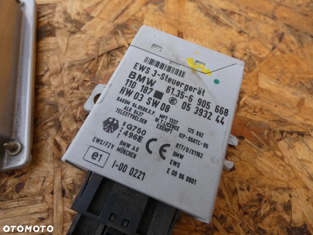 BMW E39 2,8  STEROWNIK SILNIKA EWS AUTOMAT 7519308 - 3