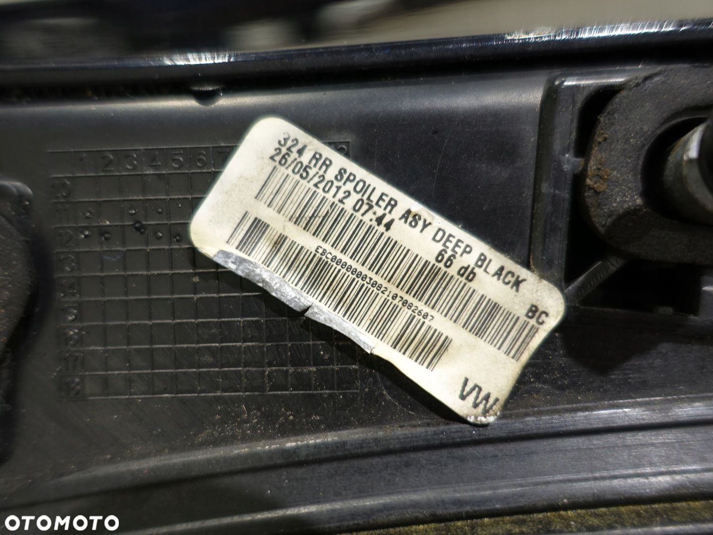 VW BEETLE 5C SPOILER SPOJLER TYŁ TYLNY TYLEJ KLAPY ORYGINAŁ OE - 6