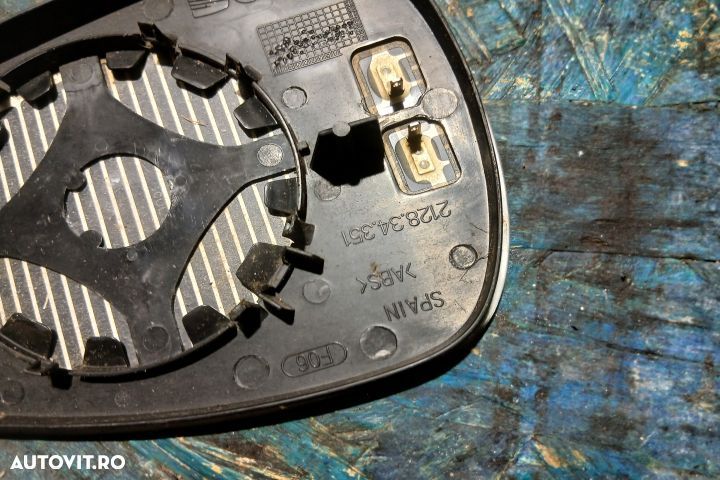 Sticla oglinda stanga 212834351 212834351 Seat Ibiza 4 6J [2008 - 201 - 3