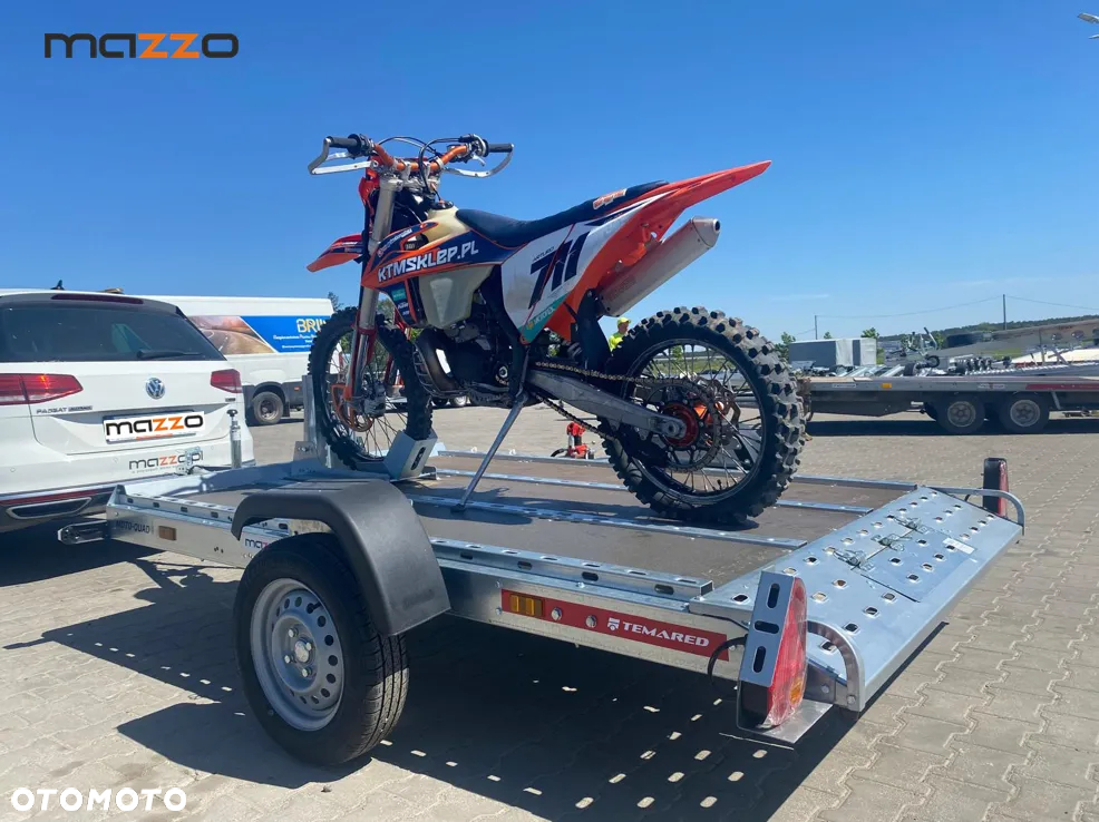 TEMARED DOSTAWA! Przyczepa MOTO-QUAD 2616 wym. 264 x 161cm Solidna przyczepa do przewozu motocykli, UCHYŁ hydrauliczny, DMC 750kg - 11
