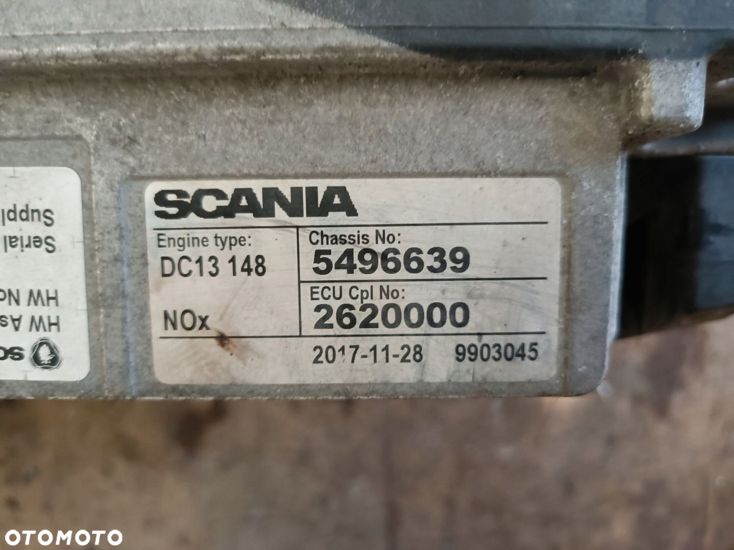 SCANIA NTG NGS R450 R410 S 2017 EURO 6 STEROWNIK KOMPUTER SILNIKA DC13148 - 2