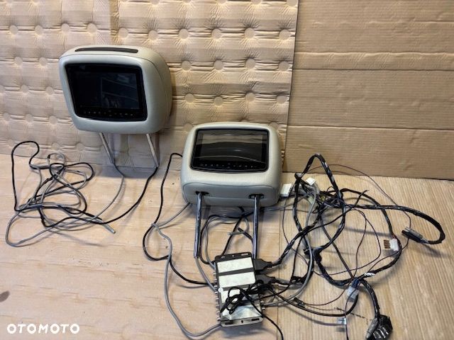 ekrany w zagłówkach honda cr-v iv dvd beżowa skóra telewizory zagłówki - 1