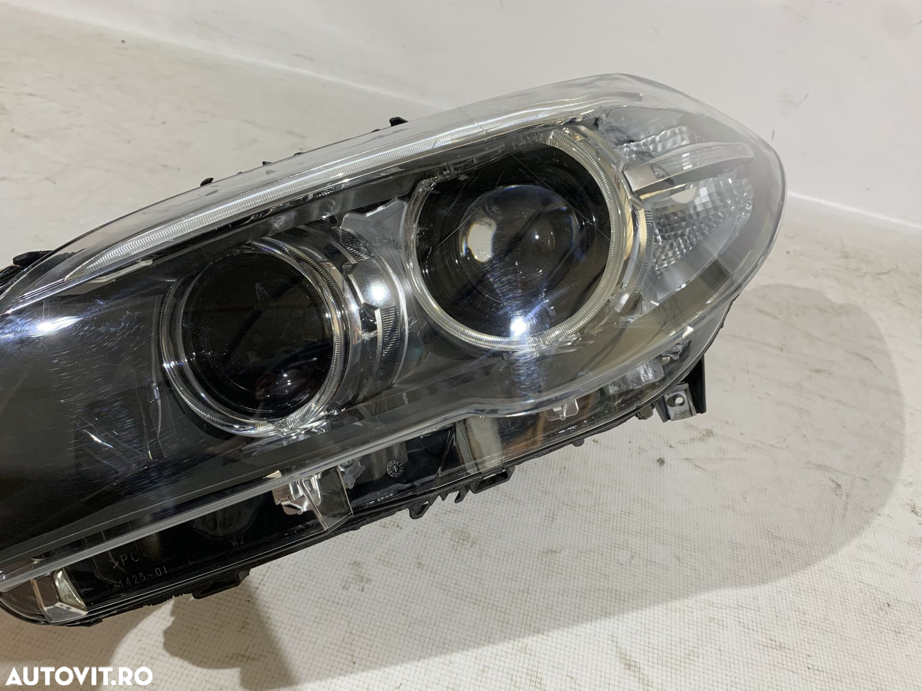 Far stanga BMW seria 5, F10, F11, LCI,Facelift, bi-xenon, fara adaptiv, 2013, 2014, 2015, 2016, cod origine OE 7343911 - 10