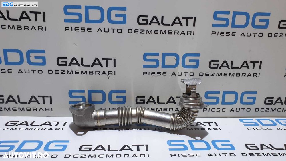 Teava Conducta Racitor Gaze EGR Citroen C3 2 1.6 HDI 2009 - 2016 Cod 9803250080 - 3