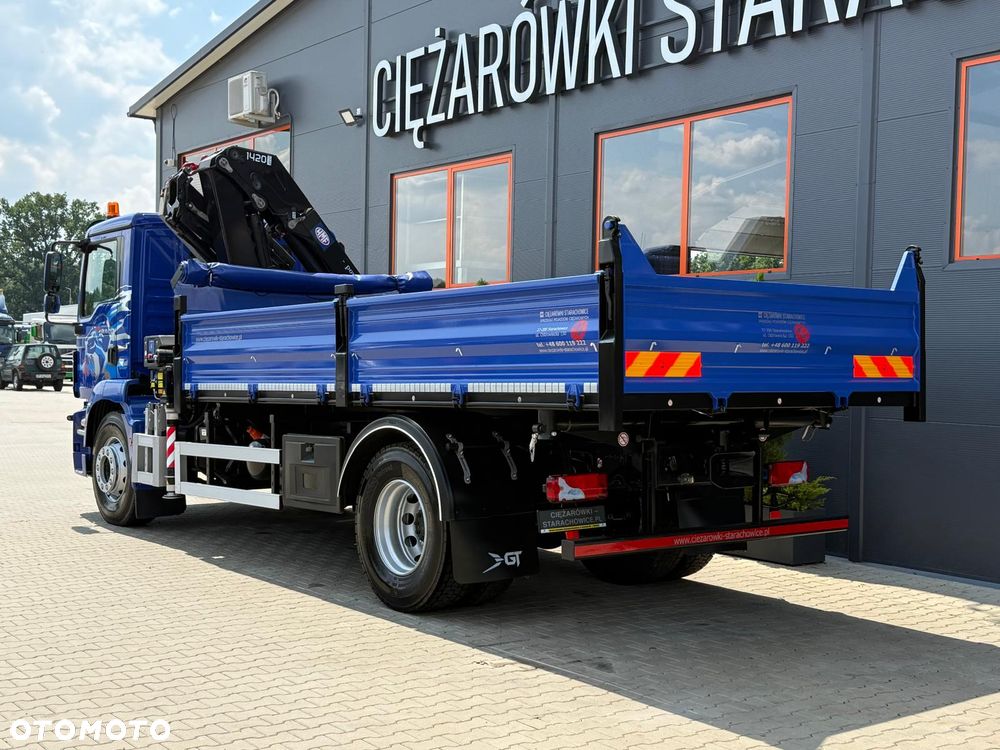 MAN TGM TGL TGS 18.250 // E6 // Klimatyzacja //  wywrotka + HDS HMF z pilotem // 4x2 // budowlanka // kiper wywrot żuraw dzwig kran crane - 5