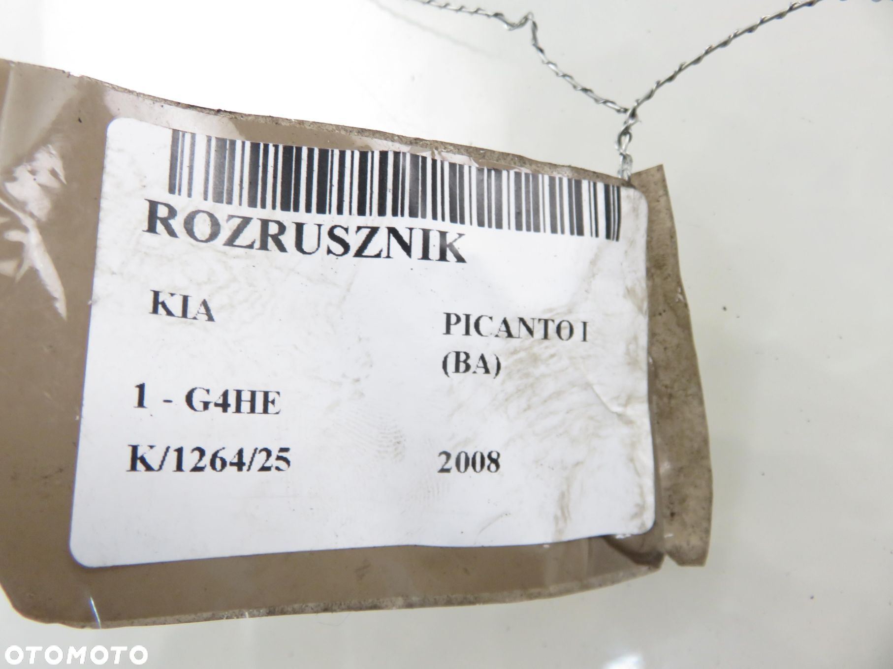 ROZRUSZNIK KIA PICANTO I (BA) 1.0 12V 63 - G4HE 3610002555 TM000A37001 - 2