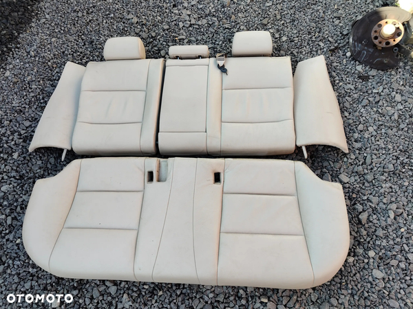 BMW 5 F11 KANAPA TYLNA Banan Dakota Oyster