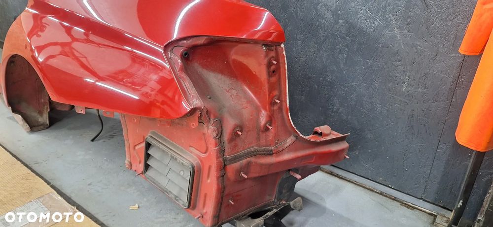 BMW 3 F30 ĆWIARTKA LEWA TYLNA A75 MELBOURNE RED CZERWONA ĆWIARA BŁOTNIK LEWY TYŁ SŁUPEK POSZYCIE - 8