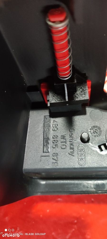 Obudowa Czarna Zamka Oparcia Strona Lewa Audi A6 C5 Blask Gołdap - 5