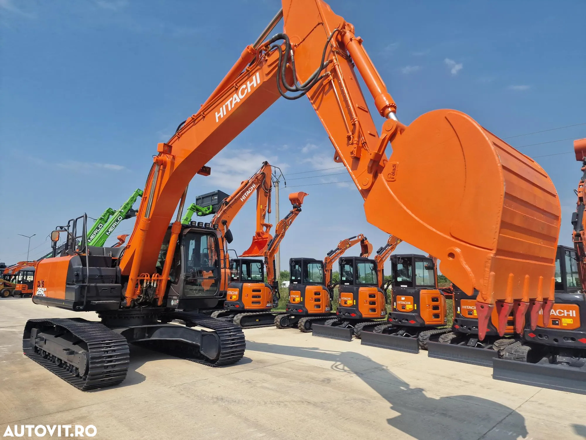 Hitachi ZX250LCN-6, 27,1t, 10.139h, cupa NOUA 1,55mc-76.900 EUR+Tva, gresare automata, Instalatia hdr de picon, inst hidr rotire atasament, lant 80%, camera spate si lateral, pregatire 3D, SUPER INTRETINUT-posibilitate leasing-PROMOTIE 76900 EUR+Tva - 16