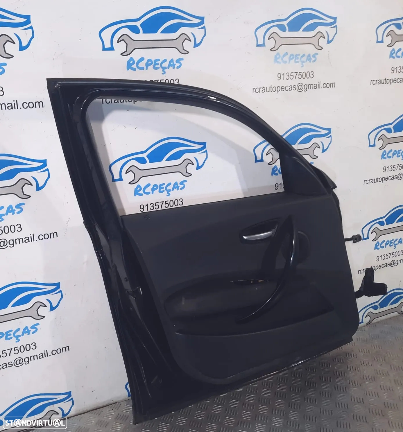 PORTA FRENTE FRONTAL ESQUERDA BMW SERIE 1 E87 41517191011 QUARTELA FECHO ELEVADOR MOTOR PUXADOR VIDRO RETROVISOR RETROVISORES - 6