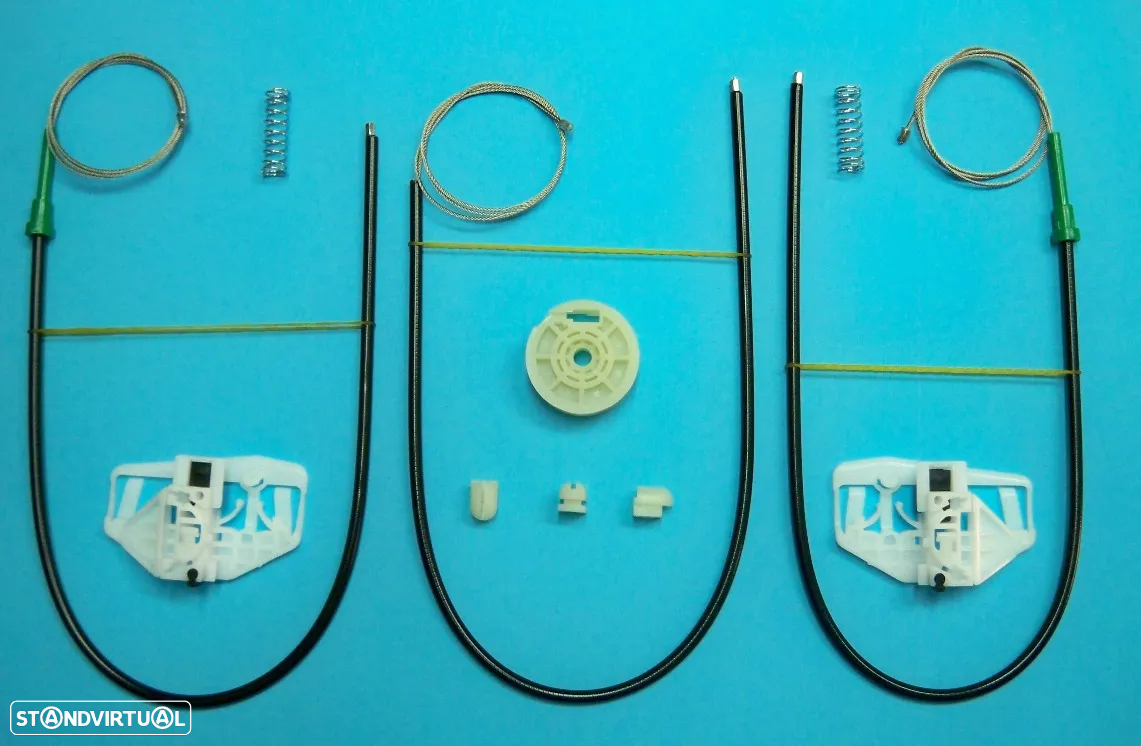 Kit reparação elevador vidros Peugeot  206, 207, 306, 308, 406, 407, 508, 607 - 3