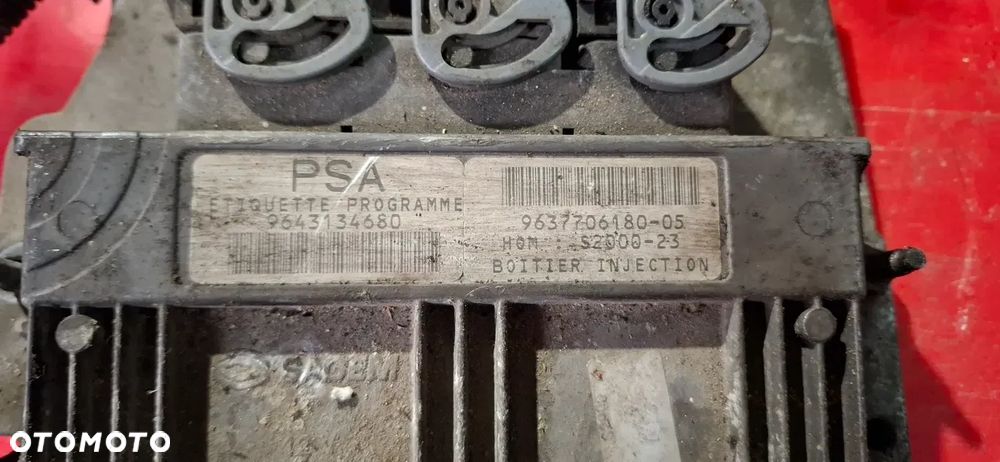 KOMPUTER, STEROWNIK PEUGEOT 206 9643134680 1.4 8V - 2