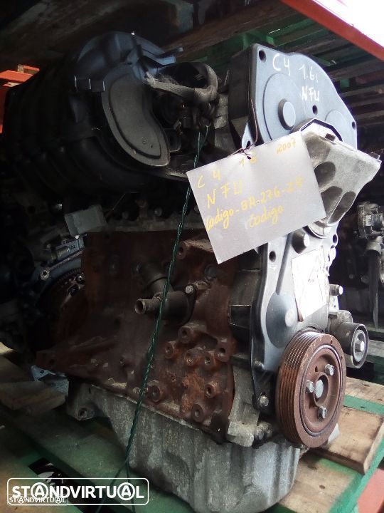 Motor PSA Citroen C4 1.6 gasolina Ref: NFU - 3