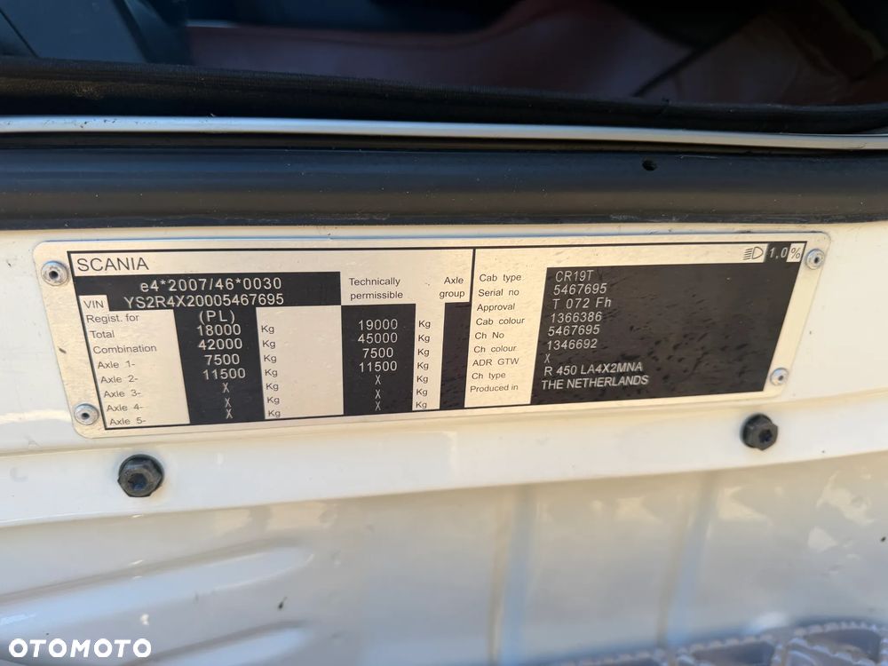 Scania R450 CROWN EDITION / HYDRAULIKA DWUOBWODOWA + 2 ZBIORNIKI PALIWOWE / RETARDER / LAMPY LED / TACHOGRAF NOWEJ GENERACJI GEN2v2 / FULL SPOJLERY / PIĘKNA SCANIA 2017 ROK !! - 34