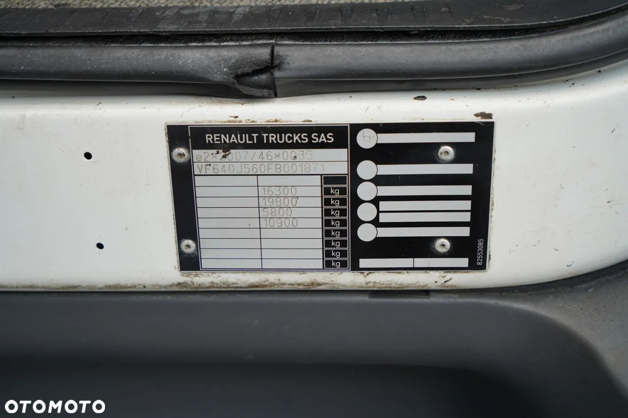 Renault D 16.240 / 4X2 / WYWROTKA / SPECJALISTYCZNY / DROGOWY / ZBIORNIK DO LANIA ASFALTU / EURO 6 / SPROWADZONY - 36