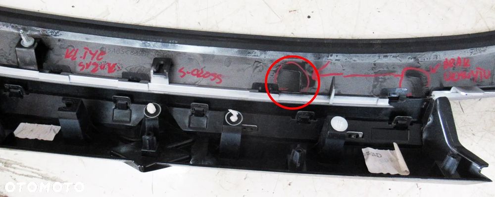 SUZUKI SX4 S-CROSS II LISTWA DEKOR MASKI ATRAPY GRILLA - 5