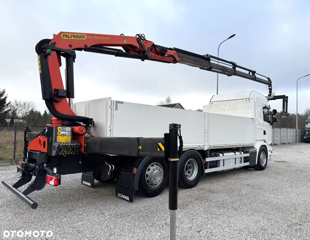 Scania G450, 6x2, SKRZYNIA + HDS - PALFINGER 18002 EH, - 11