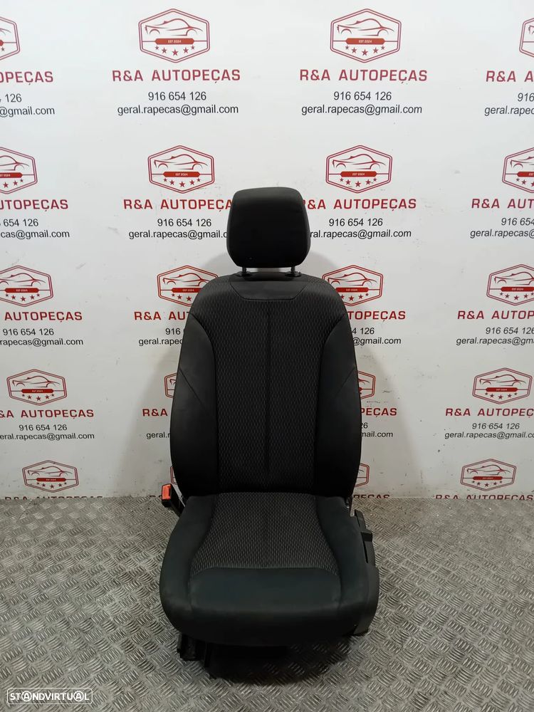 Conjunto Bancos Frente Frontais Trás Traseiros BMW Série 1 F20 Tecido Original - 12