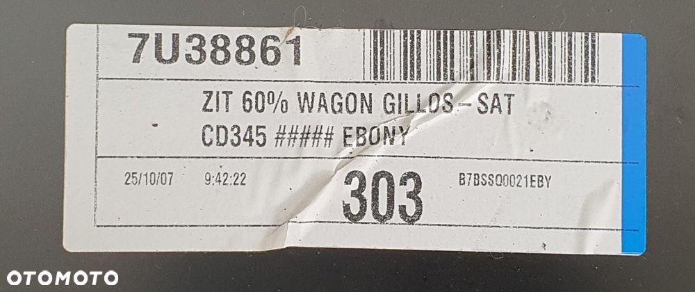KANAPA TYLNA TYŁ FORD MONDEO MK4 KOMBI - 7