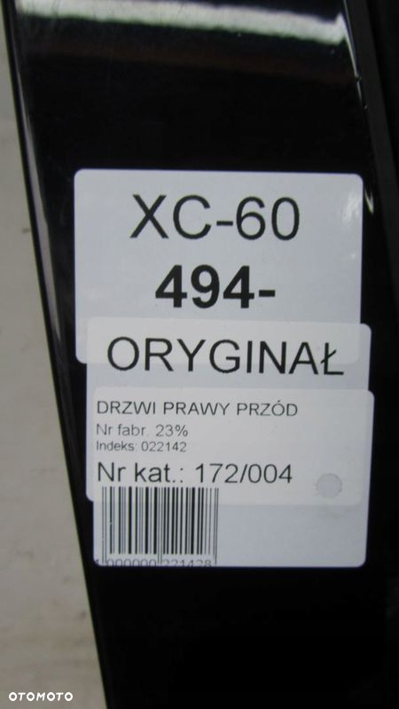 VOLVO XC60 DRZWI PRAWE PRZÓD 494- 08-13 4 - 4