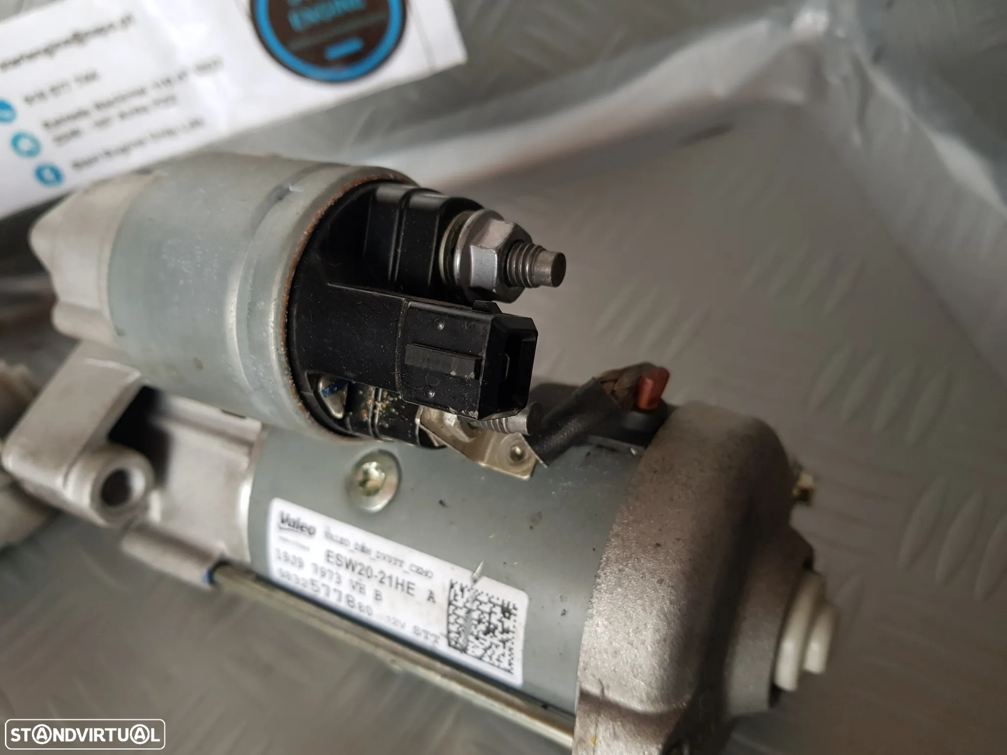 Motor de Arranque Peugeot Citroen 1.5 Hdi 3008 308 5008 2008 208 dS3 DS4 Ds5 Partner Berlingo - 3