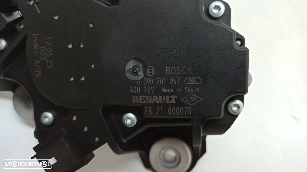 MOTOR LIMPA-VIDROS TRASEIRO RENAULT MEGANE III COUPE DYNAMIQUE - 2