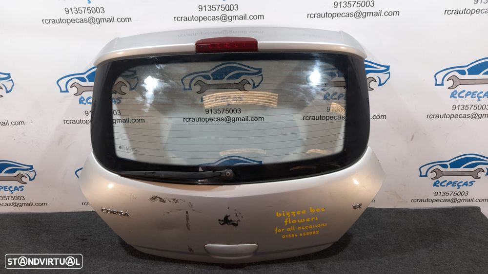 PORTA TAMPA MALA OPEL CORSA D S07 3 PORTAS 93191543 FECHO PUXADOR MOTOR VIDRO 3º STOP