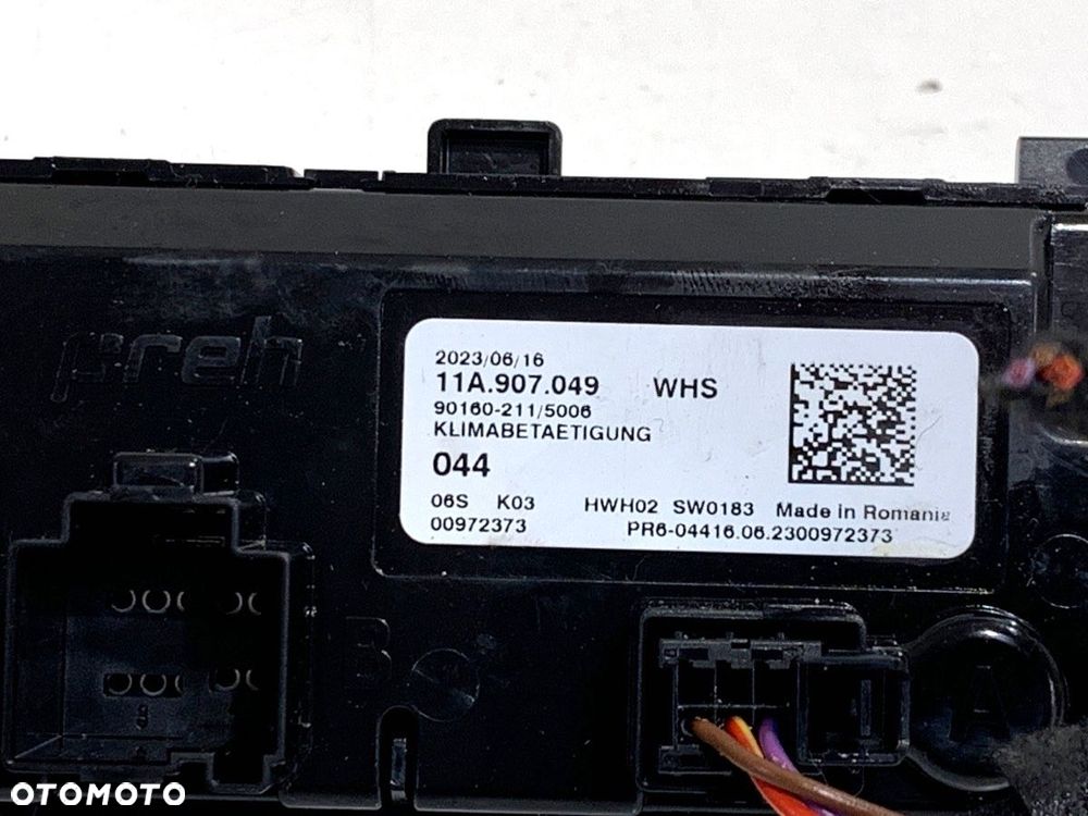 PANEL STEROWANIA NAWIEWU  CUPRA FORMENTOR (KM7) 2020 - 2022 2.0 TSI 4Drive 228 kW [310 KM] benzyna - 4