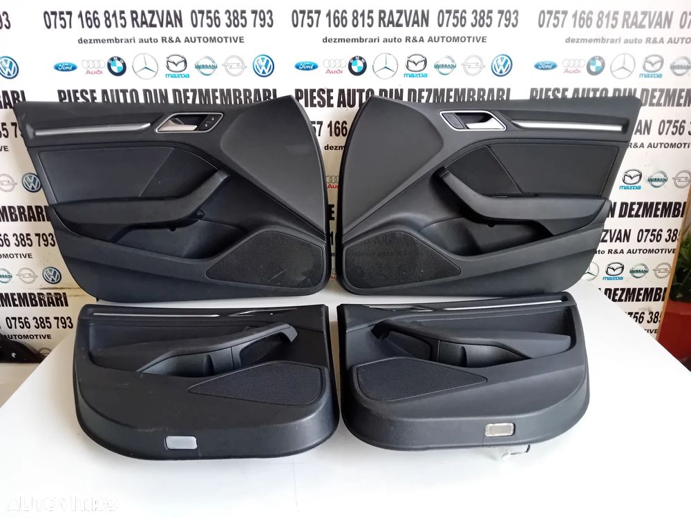 Fete Fata Tapiterie Usa Fata Spate Audi A3 8V Din Piele Volan Stanga An 2013-2020 - 1