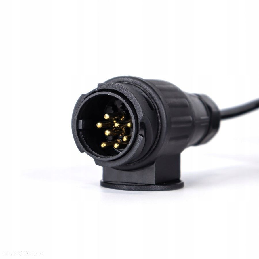przewód spiralny wtyczka/gniazdo 13 pin 1,5m 8 żył - 2