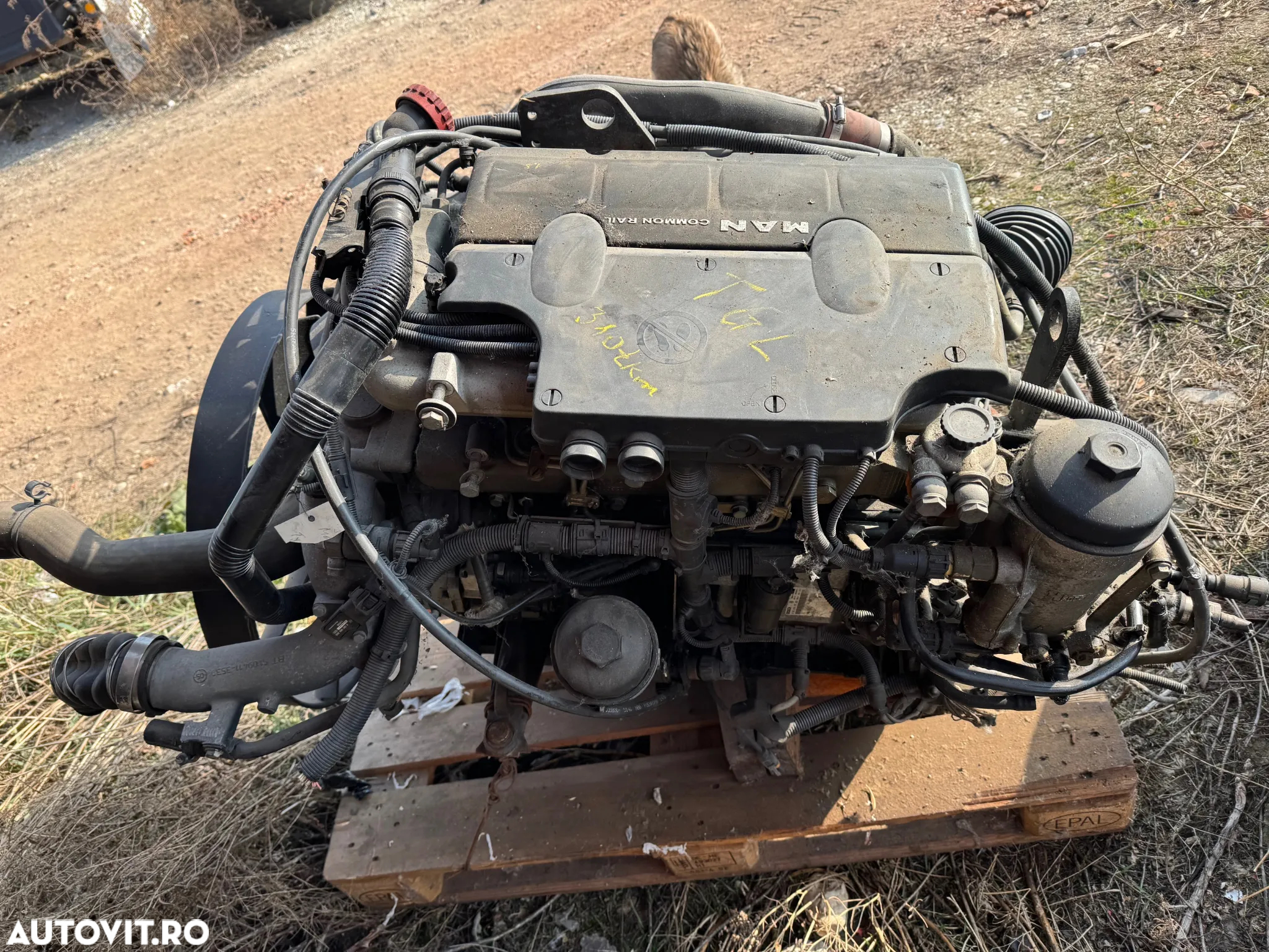 MOTOR MAN D0834 LFL41 pentru MAN TGL 4580 cmc 180 CP : DEZMEMBRARI - 2