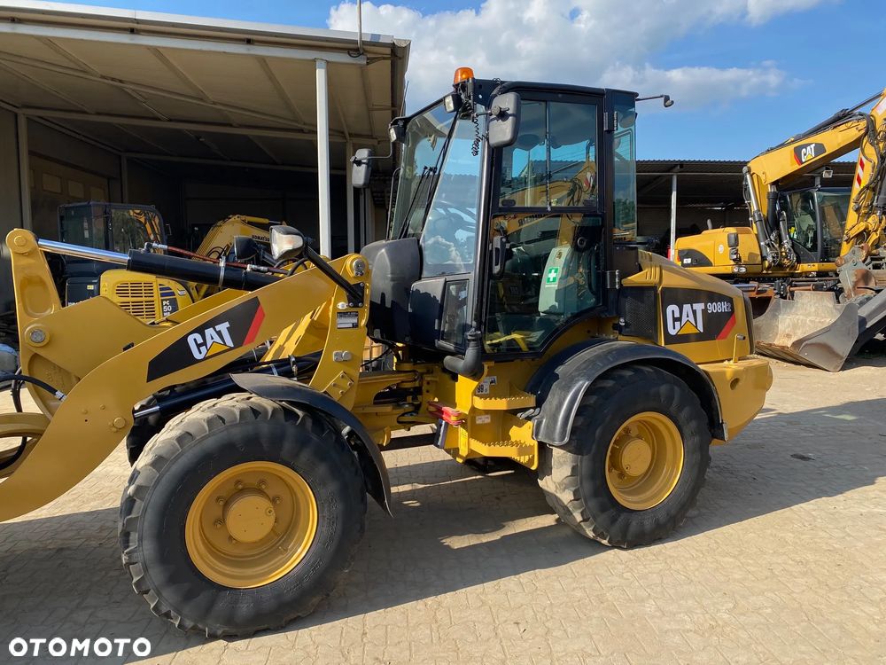 Caterpillar CAT 908H2, 2014 ROK, 6000 MTH, ŁYŻKA OTWIERANA + WIDŁY, z NIEMIEC, - 14