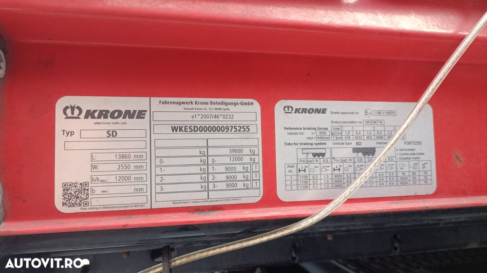Krone Semiremorca Mega Liner KRONE - 7