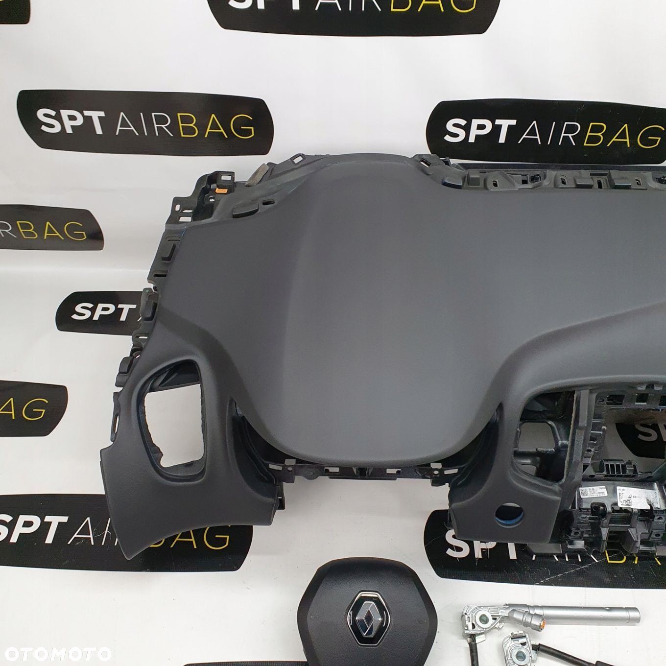 RENAULT SCENIC IV DESKA ROZDZIELCZA KONSOLA KOKPIT PULPIT PODUSZKI AIRBAG AIR BAG PASY KIT SET - 2