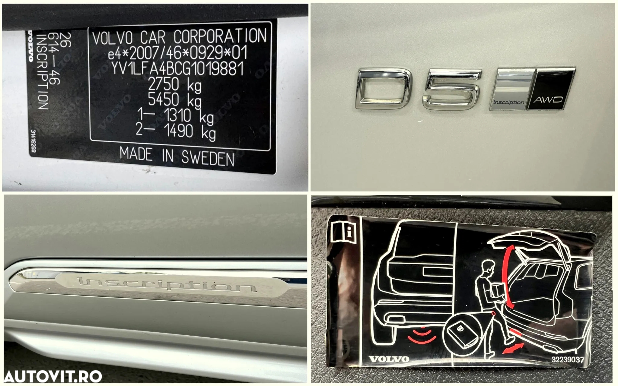 Volvo XC 90 D5 AWD Geartronic Inscription - 7